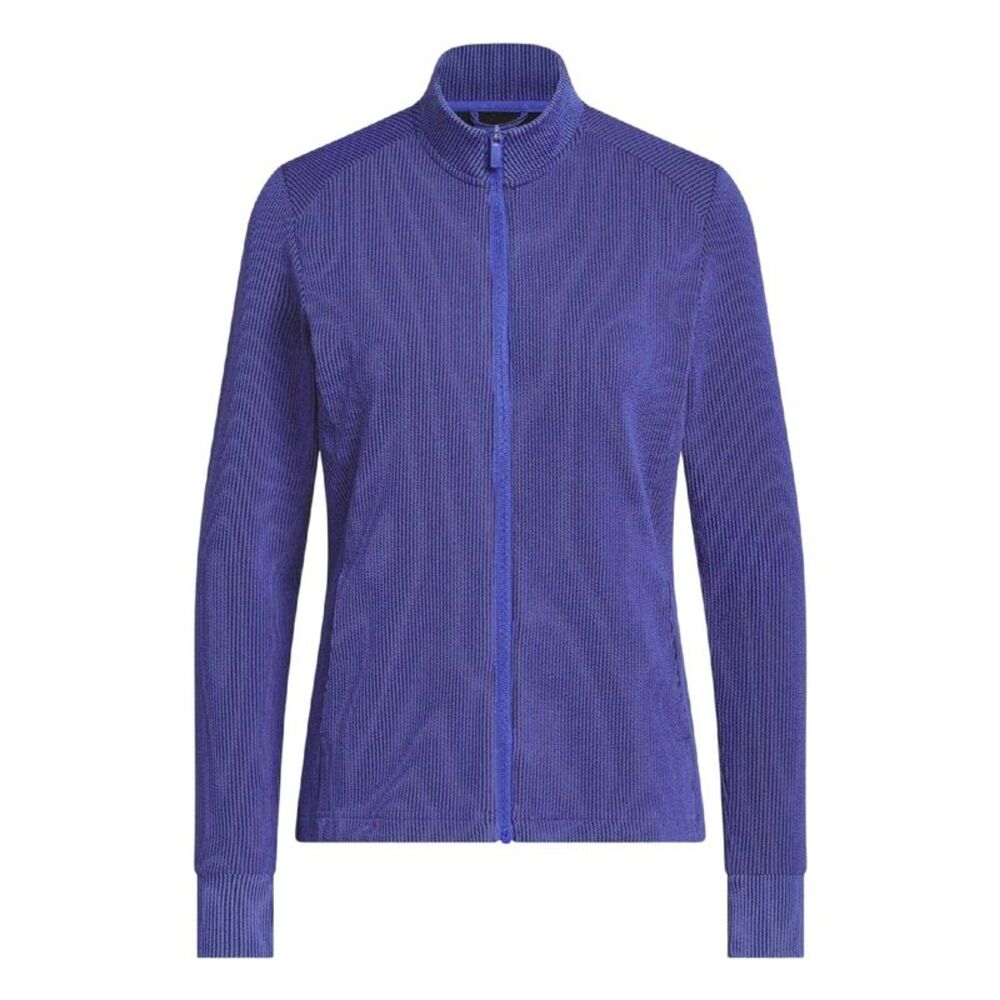 Adidas Womens/Ladies Textured Jacket / Indigo
